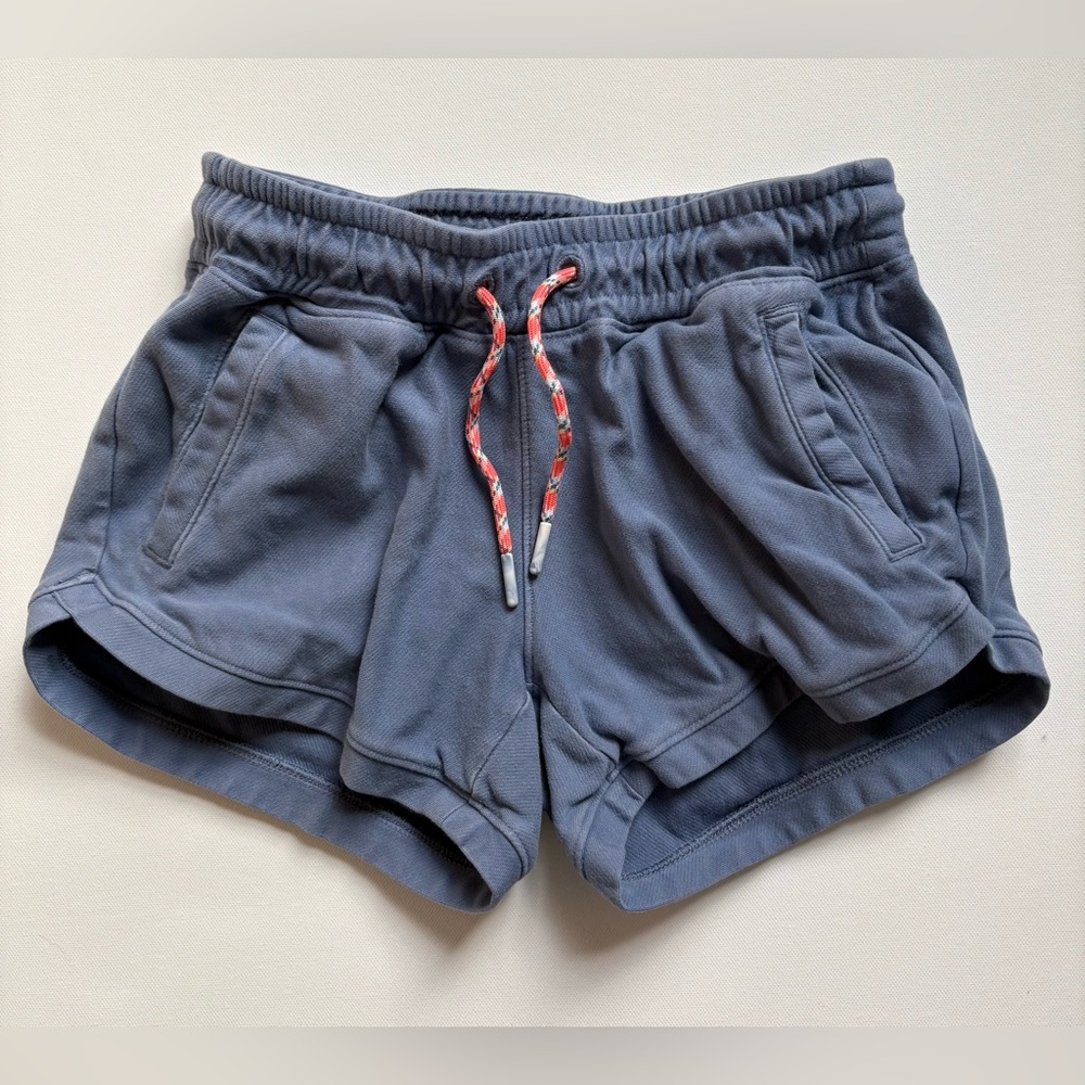 Girl's Blue Athleta All Play Farallon Shorts Size Medium (8-10)